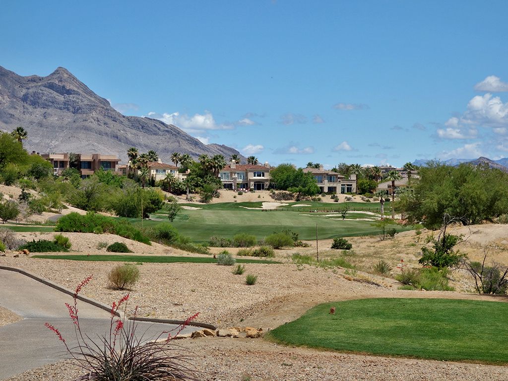 18th Hole at Red Rock Country Club (Mountain) (584 Yard Par 5)